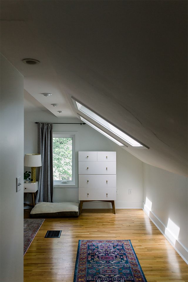 Cozy alcove lit by VELUX skylights